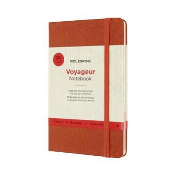Moleskine Voyageur Travellers Notebook, Hibiscus Red (7.5 x 5)