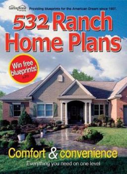 Paperback 532 Ranch Home Plans Book