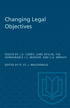 Paperback Changing Legal Objectives Book