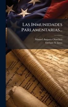 Hardcover Las Inmunidades Parlamentarias... [Spanish] Book