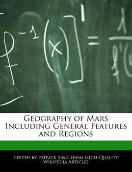 Paperback Geography of Mars Including General Features and Regions Book