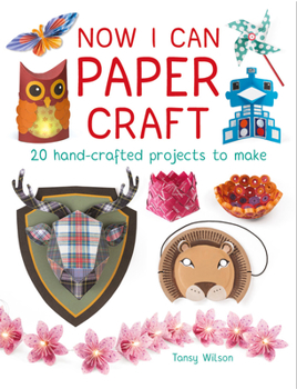 Paperback Now I Can Paper Craft: 20 Hand-Crafted Projects to Make Book