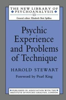 Hardcover Psychic Experience and Problems of Technique Book