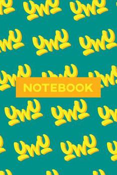 Paperback Notebook: Uwu Cuteness Overload Yellow Orange Typography Meme Book