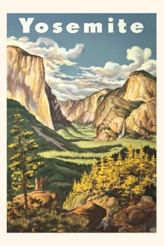 Paperback Vintage Journal Yosemite National Park Travel Poster Book