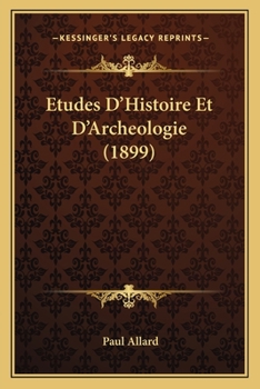 Paperback Etudes D'Histoire Et D'Archeologie (1899) [French] Book