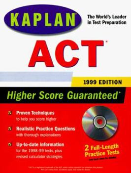 Paperback Kaplan ACT 1999 [With *] Book