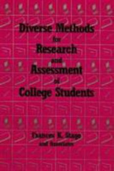Paperback Diverse Methods for Research and Assessment of College Students (American College Personnel Association Series) Book