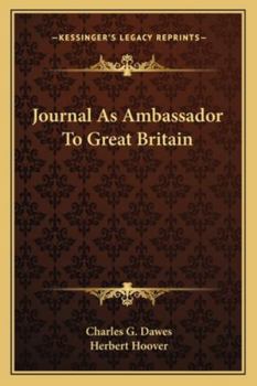 Journal as ambassador to Great Britain