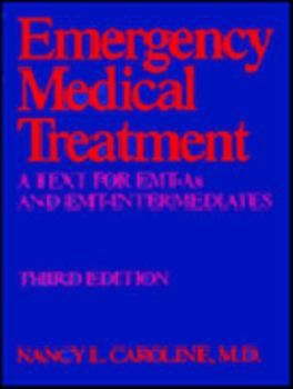 Paperback Emergency Medical Treatment: A Text for EMT-As and EMT-Intermediates Book