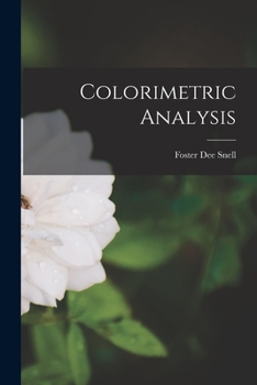 Paperback Colorimetric Analysis Book