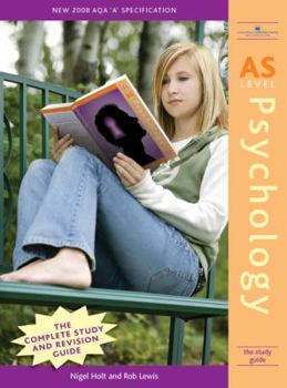 Paperback As Level Psychology: The Study Guide Book
