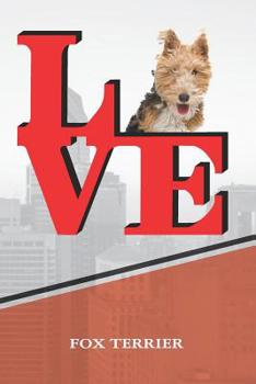 Paperback Fox Terrier: Dog Love Park Isometric Dot Paper Notebook Book Is 120 Pages 6x9 Book