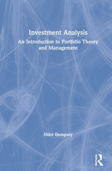 Hardcover Investment Analysis: An Introduction to Portfolio Theory and Management Book