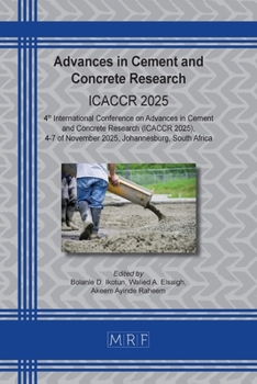 Paperback Advances in Cement and Concrete Research: Icaccr 2025 Book