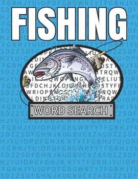 Paperback Fishing Word Search: 50 Large Print Word Search Puzzles With Solutions [Large Print] Book
