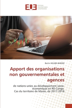 Paperback Apport des organisations non gouvernementales et agences [French] Book