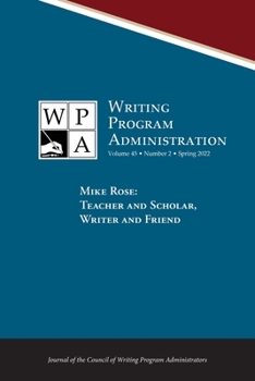 Paperback Wpa: Writing Program Administration 45.2 (Spring 2022) Book