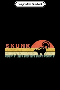 Composition Notebook: Best Skunk Retro Vintage For Mens Womens Kids Journal/Notebook Blank Lined Ruled 6x9 100 Pages