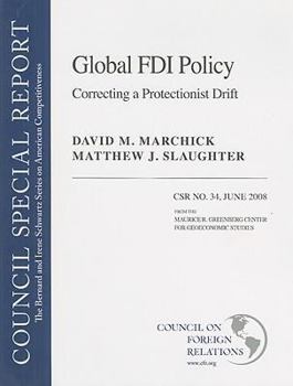 Paperback Global FDI Policy: Correcting a Protectionist Drift Book