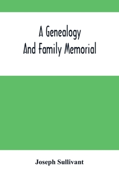 Paperback A Genealogy And Family Memorial Book