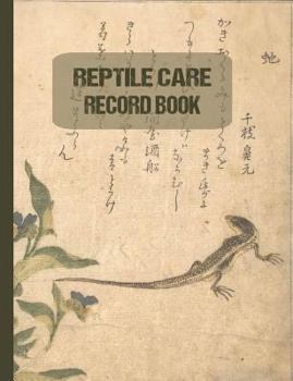 Paperback Reptile Care Record Book