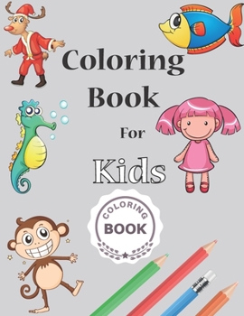 Paperback Coloring Book for kids: For Kids Aged 3-8 Book