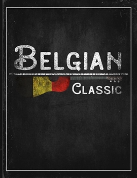 Belgian Classic: Belgium Flag Guitar Journal Heritage Gift Idea for Daguhter, Mom, Coworker  Planner Daily Weekly Monthly Undated Calendar Organizer Journal