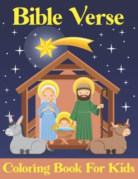 Bible Verse Coloring Book for kids: Bible Verses About Jesus and Large Print