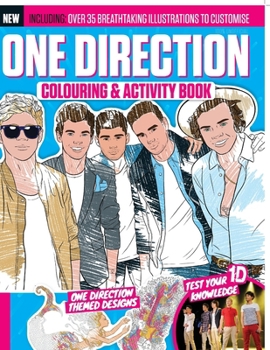 Paperback One Direction Colouring and Activity Book