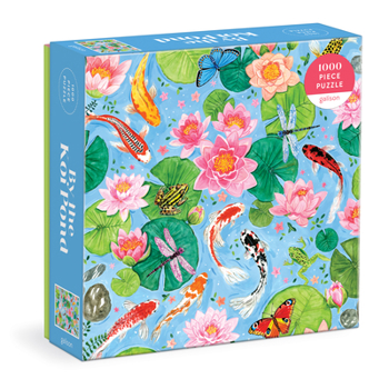 Misc. By the Koi Pond 1000 Piece Puzzle in Square Box Book