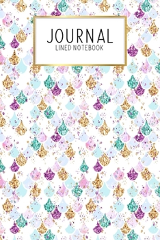 Journal Lined Notebook: Mermaid Adventure Under Sea | Blank Lined Journal | Gratitude Journal | 6" x 9" 100 Pg |Motivational Quotes | Self-Care | Diary | Gift