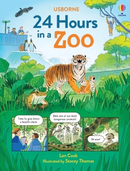 Hardcover 24 Hours in a Zoo Book