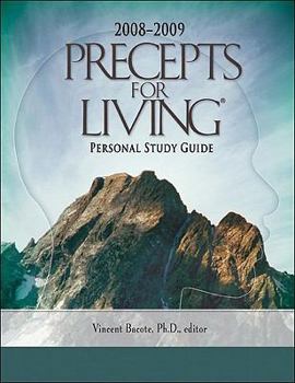 Paperback Precepts for Living Personal Study Guide 2008-2009 Book