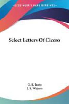 Paperback Select Letters Of Cicero Book