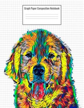 Paperback Graph Paper Composition Notebook: Quad Ruled 5 Squares Per Inch, 110 Pages, Labrador Retriever Puppy Dog Cover, 8.5 X 11 Inches / 21.59 X 27.94 CM Book