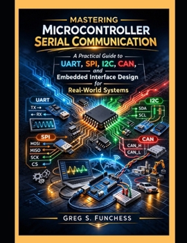 Paperback Mastering microcontroller serial communication: A Practical Guide to UART, SPI, I2C, CAN, and Embedded Interface Design for Real-World Systems Book