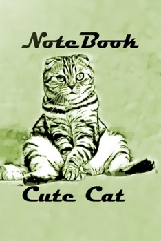 Notebook cute Cat: Cute cats with 120Lined pages 6 x 9 , (Gift Ideas for Cute Cat/Notebooks & Journals) Cute Kitten