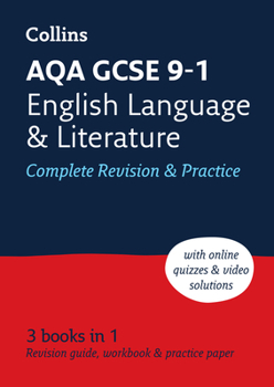 Paperback Aqa GCSE 9-1 English Language and Literature Complete Revision & Practice: Ideal for Home Learning, 2023 and 2024 Exams Book