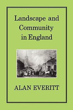Paperback Landscape & Community in England Book