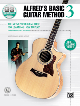 Paperback Alfred's Basic Guitar Method, Bk 3: The Most Popular Method for Learning How to Play, Book & Online Audio Book