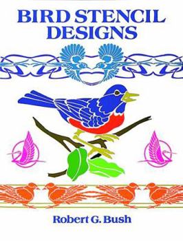 Paperback Bird Stencil Designs (Dover Pictorial Archive Series) Book