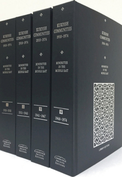 Hardcover Minorities in the Middle East: Kurdish Communities 1918-1974 4 Volume Hardback Set Book