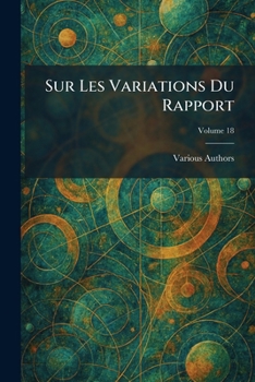 Paperback Sur les Variations Du Rapport [French] Book