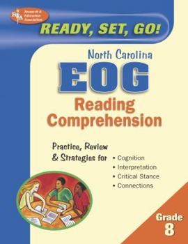 Paperback North Carolina EOG Grade 8 Reading Comprehension Book