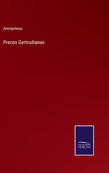 Hardcover Preces Gertrudianae Book