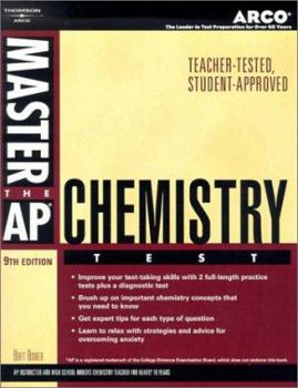 Paperback Master AP Chemistry, 9th ed Book