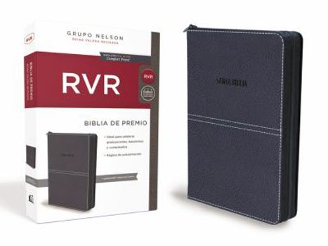 Leather Bound Biblia de Premio y Regalo Reina Valera Revisada, Leathersoft, Azul [Spanish] Book