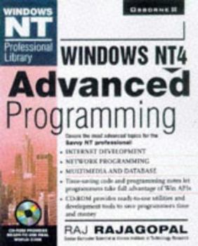 Paperback Windows Nt 4 Advanced Programming (Windows Nt Professional Library) Book