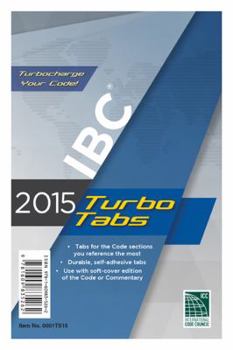 Loose Leaf 2015 International Building Code Turbo Tabs for Paperbound Edition Book